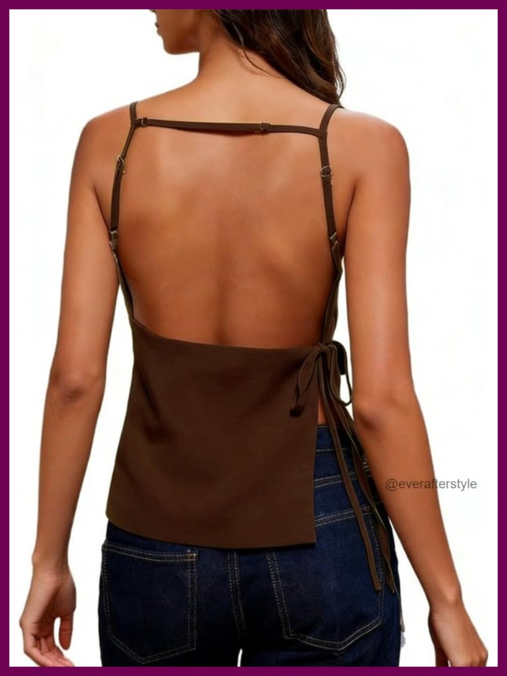 Halter Crop Cami Backless Tie Up Y2K Sleeveless Summer Tank Top